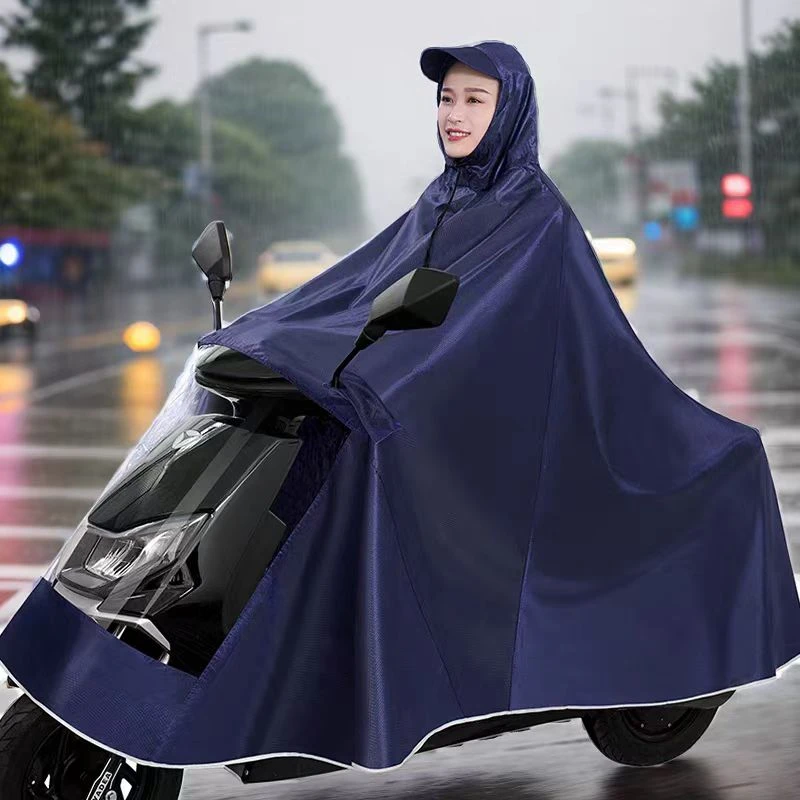 20件电动车提花布165*125尺寸雨衣电瓶车骑行单人防水加厚防暴雨
