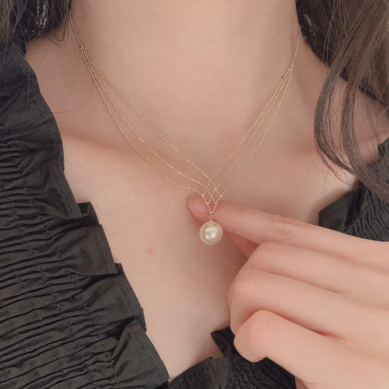 钛钢项链 精品-轻奢蕾丝项链女日韩气质高级感小众设计ins风颈链