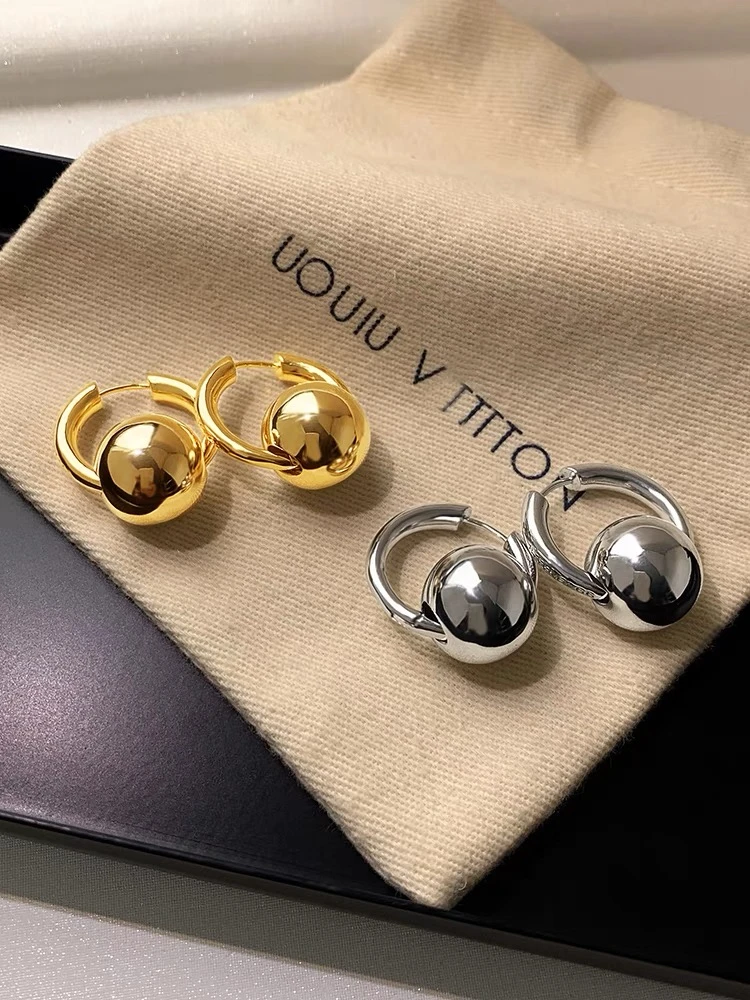 高品质有求必应小球球耳环女ins轻奢高级感耳饰耳扣简约气质法式