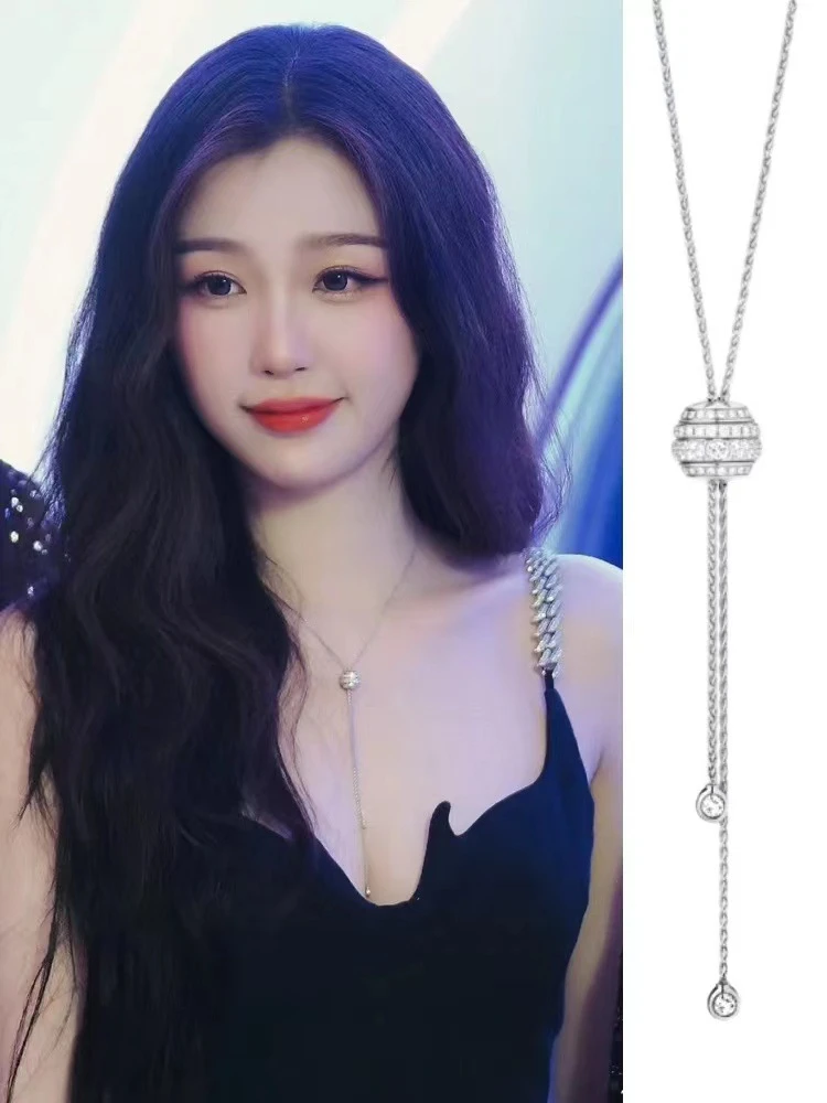 铜合金项链 精品项链轻奢女2025年新吊坠饰品高级设计感潮森系仙