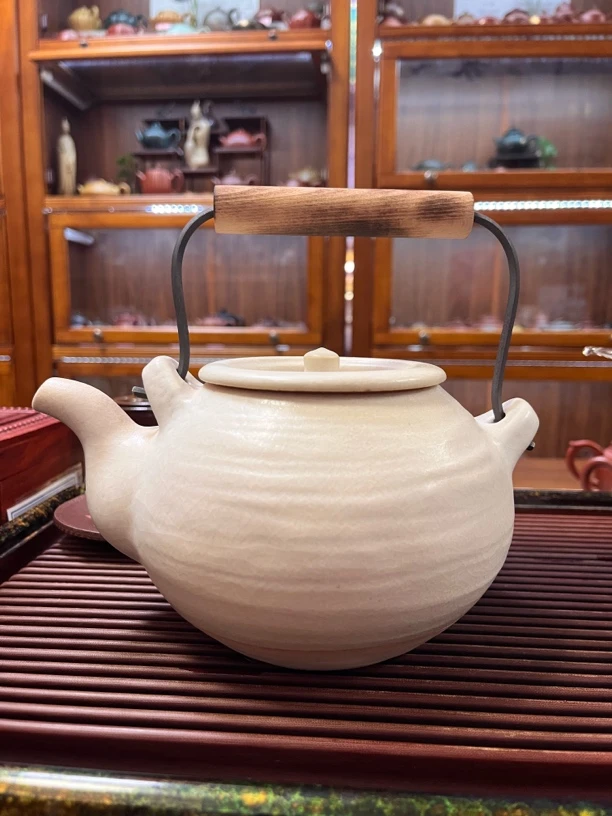 市川孝同款煮茶器陶瓷，1200cc，三色可选茶具泡茶壶