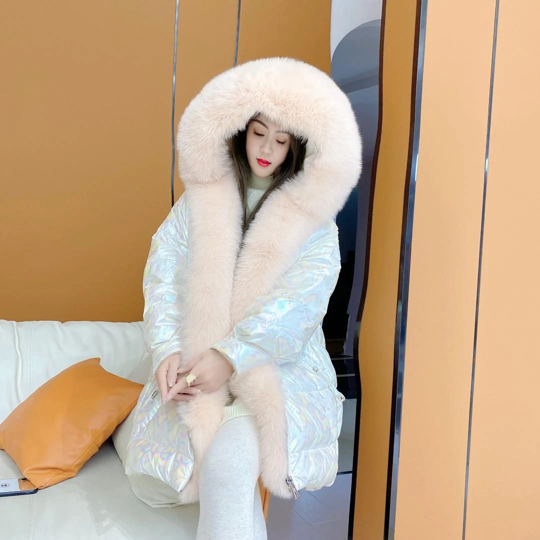 【极光之恋】大毛领羽绒服FS-0158