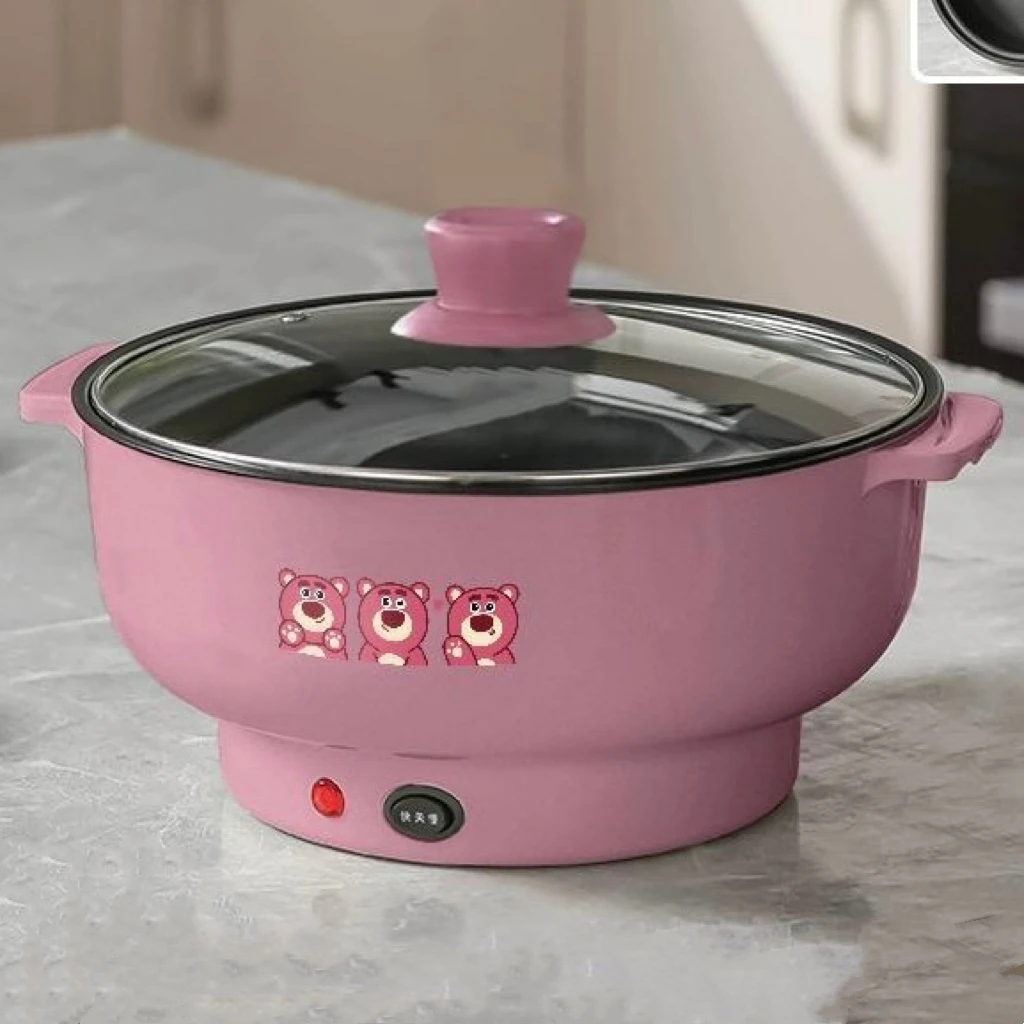 煮蒸炒一体电锅大容量电煮锅宿舍学生锅家用电炒锅多功能电热火锅