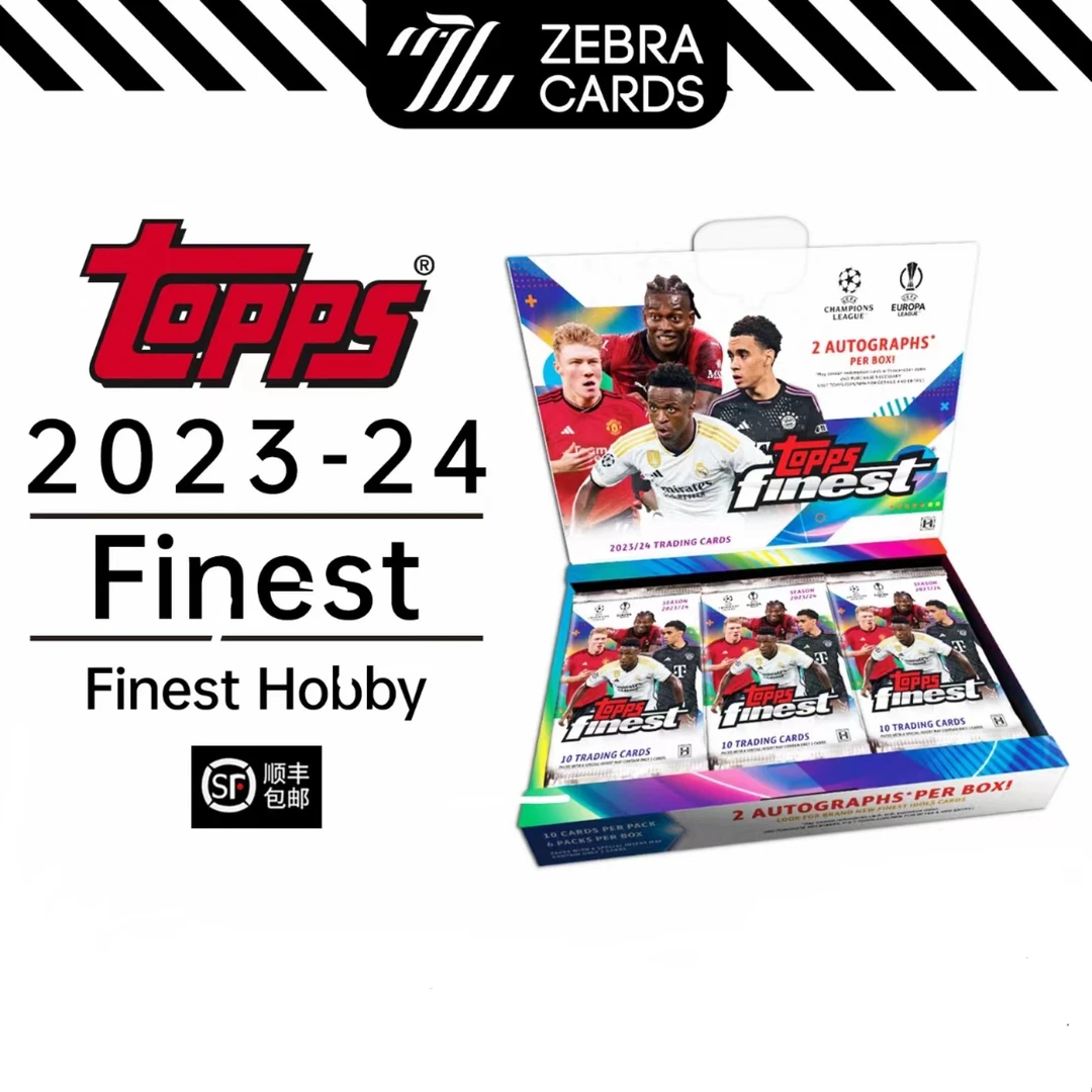 【拆盒】23/24 Topps 欧战UCC Finest 欧冠欧联 足球球星卡盲盒