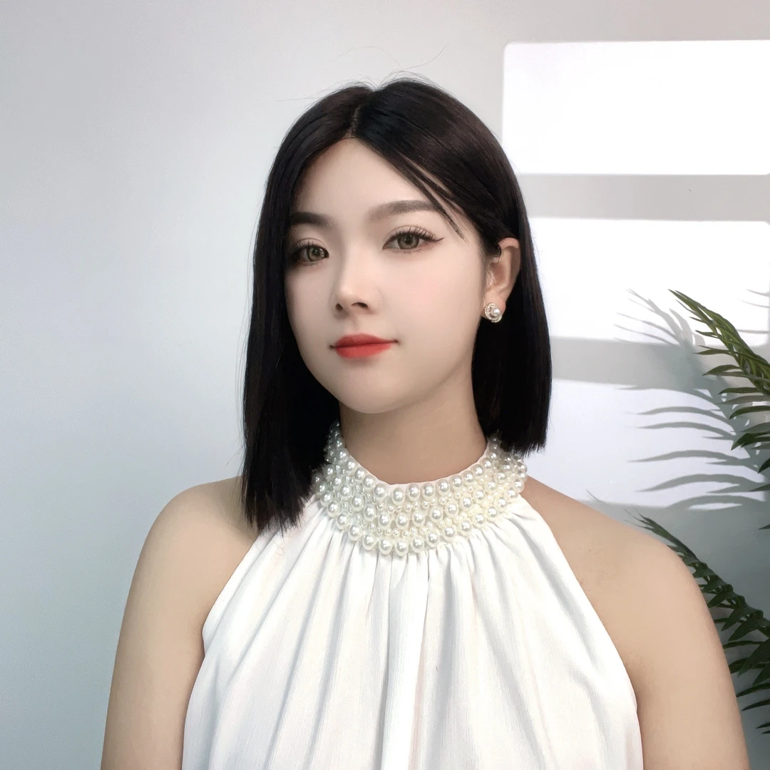工厂直供封边大面积蕾丝随意分缝假发全真发蓬松百搭气质假发套