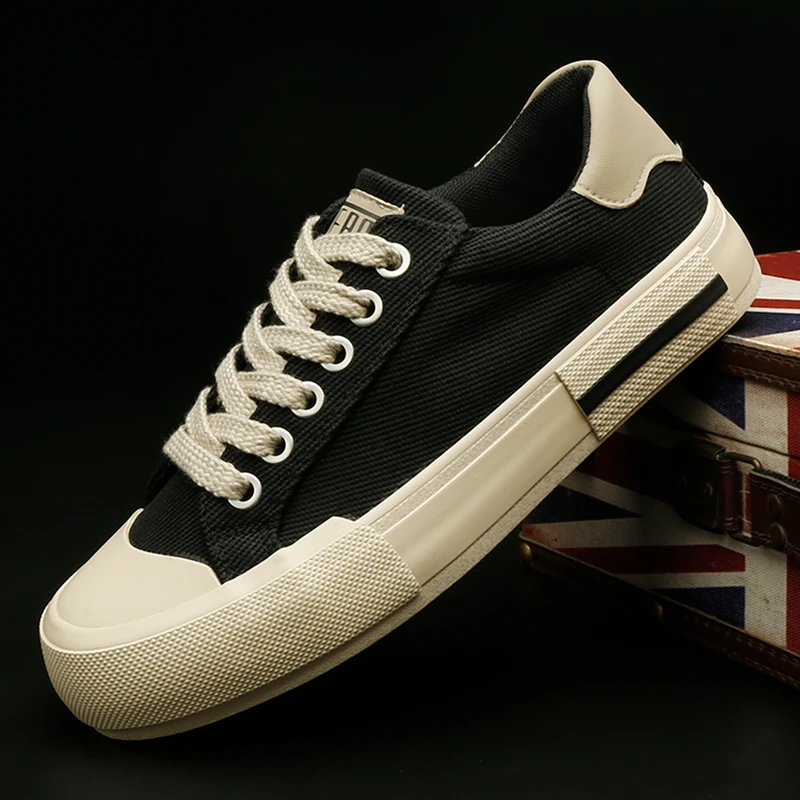 24839 男鞋新款秋季韩版潮鞋时尚透气休闲板鞋低帮百搭男士帆布鞋