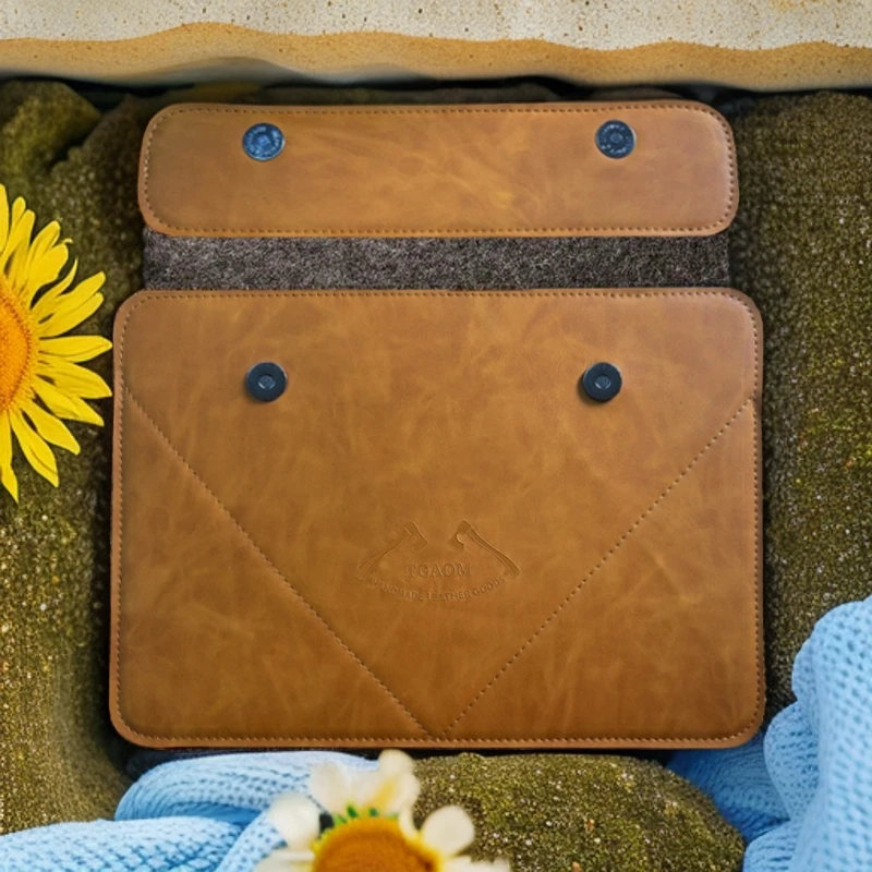 苹果笔记本真皮电脑保护套电脑套macbook12内胆包14/16寸13.3/15