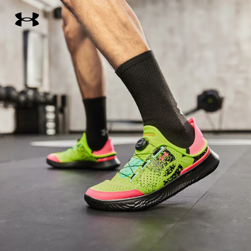 安德玛随变鞋男子运动鞋BOA旋钮SlipSpeed休闲缓震跑鞋3027057-BR