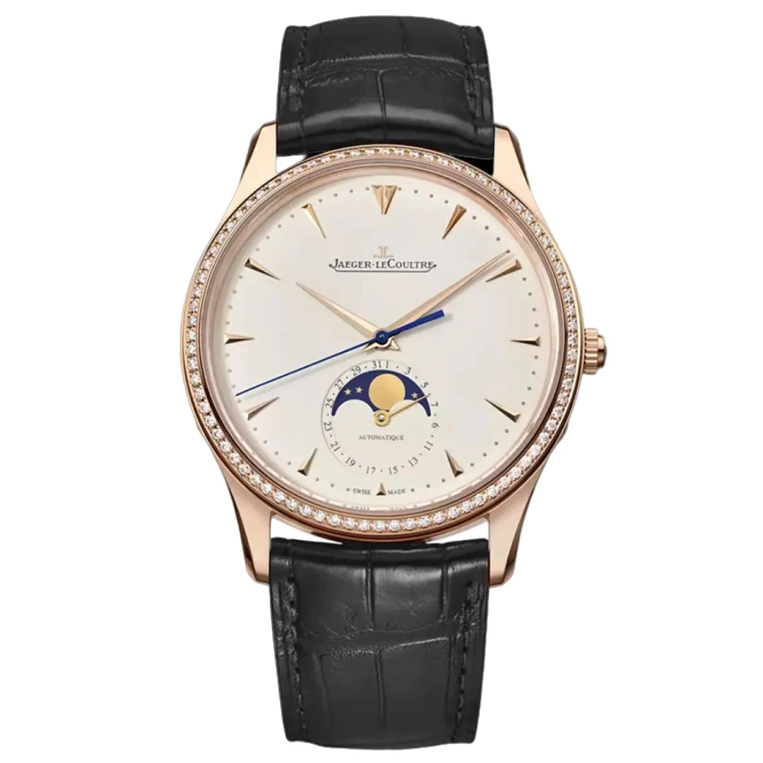 99新 Jaeger-LeCoultre/积家 1362501 表径39 玫瑰金 原钻  单表