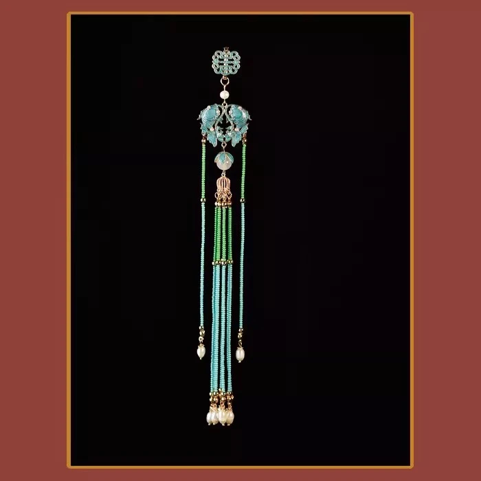 华容珠翠原创古典压襟汉服旗袍禁步国风胸花古风挂件腰佩简约日常