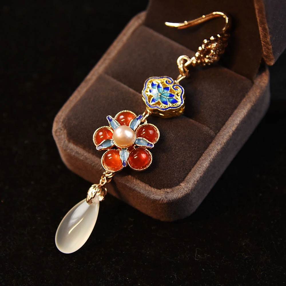 华容珠翠原创古典压襟旗袍新中式国风胸花吊坠古风日常百搭配饰