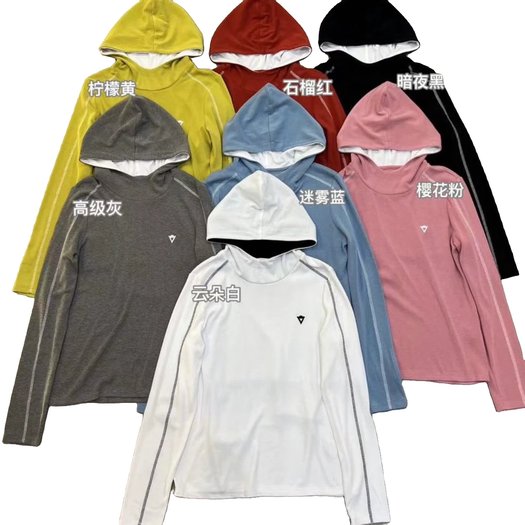 春秋季新款休闲连帽卫衣时尚户外百搭潮流拼接长袖上衣运动