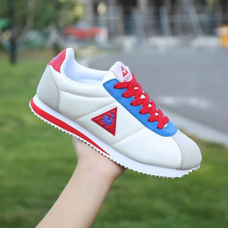 包邮法国大公鸡运动鞋女鞋皮面炮弹鞋男女情侣板鞋女轻便休闲鞋女