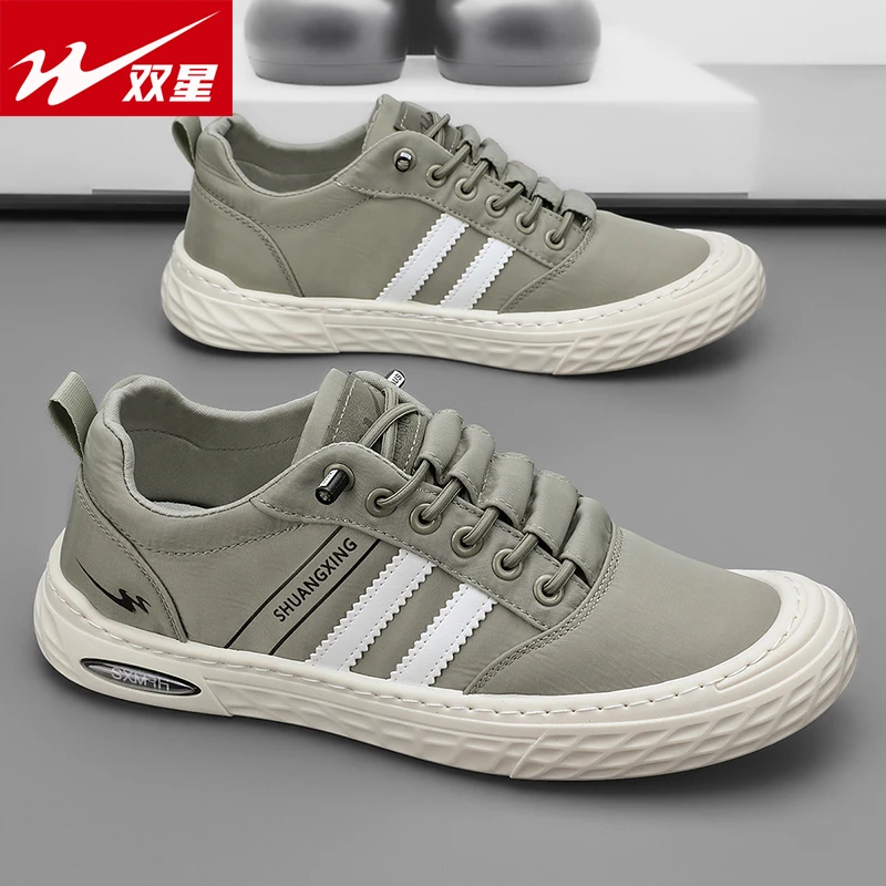 双星官方正版男鞋秋季透气轻薄不臭脚休闲鞋时尚百搭工作鞋男款