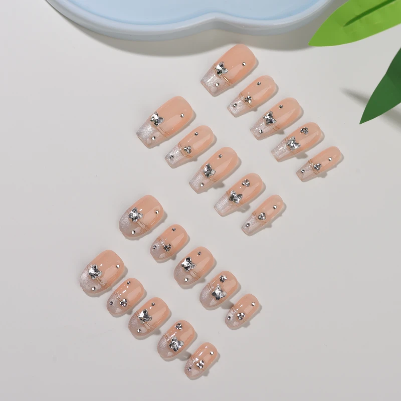 星光蝴蝶纯手工穿戴甲