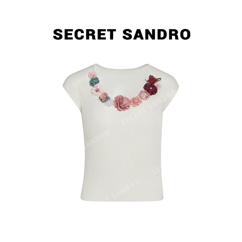 【花海】Secret Sandro 鸥纪儿 毛针织衫 M54213157R