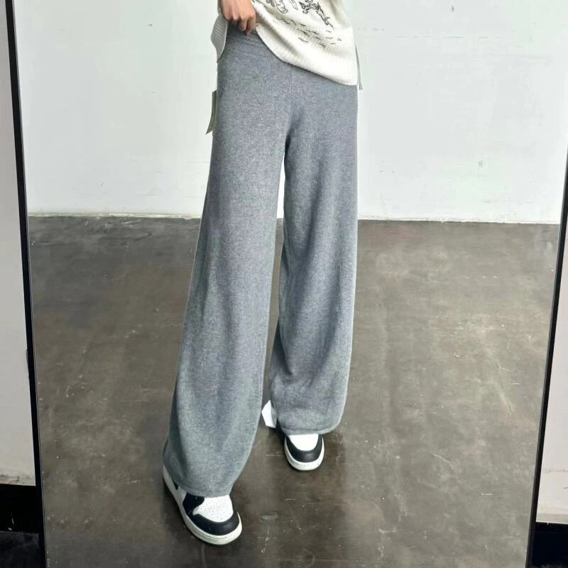 显瘦直筒裤241022休闲软糯春季新款纯色净版休闲裤时候百搭