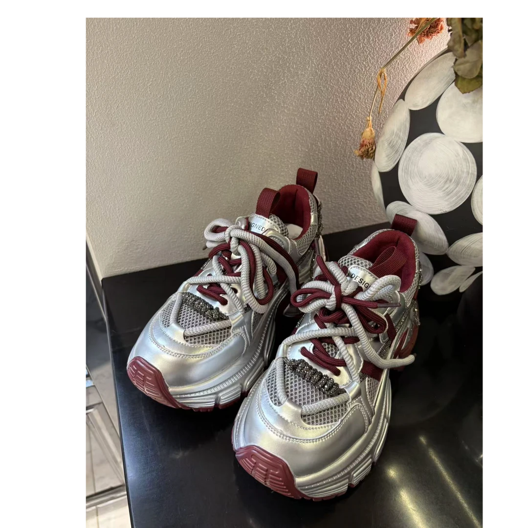 【小韩家】欧货24冬季新款时尚百搭厚底老爹鞋