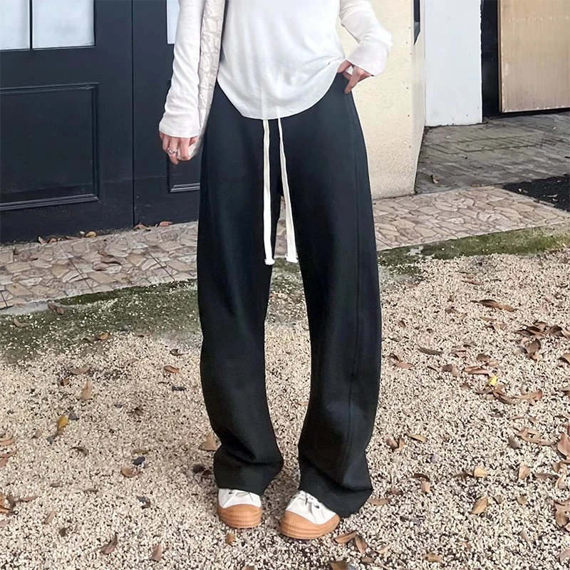 王炸新品~明星款！休闲弹力香蕉裤女小个子宽松阔腿卫裤2024秋冬