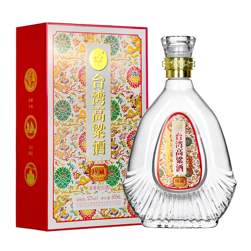阿嵔山台湾高粱酒经典礼盒装送礼浓香型纯粮酒白酒珍藏52度600ml