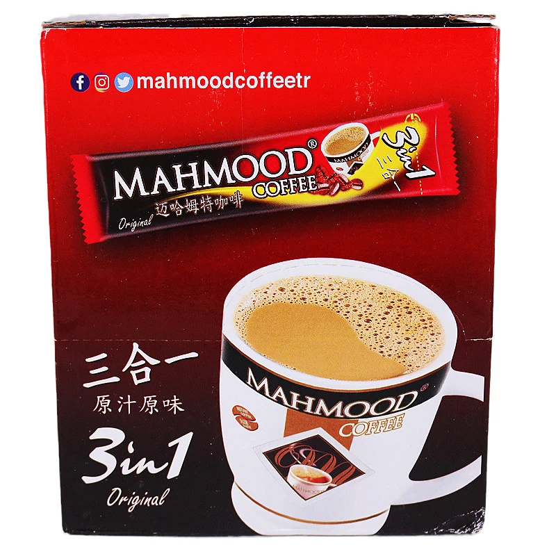MAHMOOD迈哈姆特混合速溶咖啡432克盒装24条三合一土耳其进口包邮