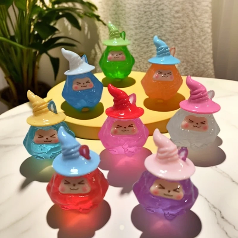 帽子塔塔夜光树脂中号萌粒展示