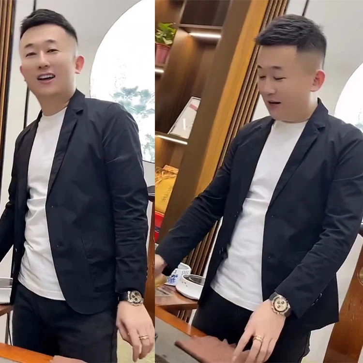 2024男士秋季高品质西服潮流时尚休闲舒适商务外套