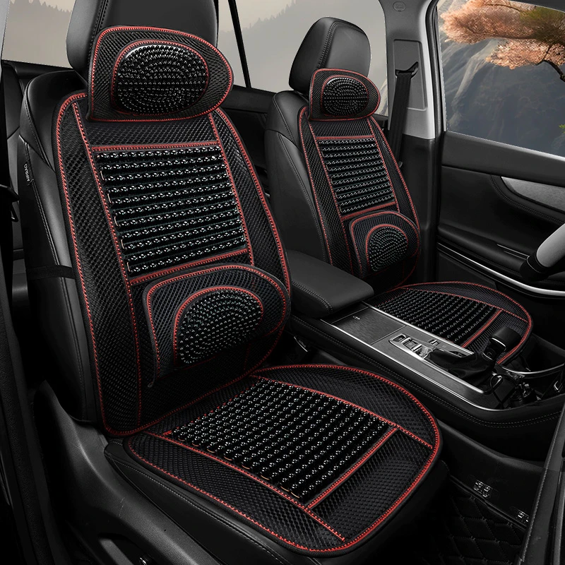 木珠坐垫可用汽车正副驾驶座垫办公室座椅垫电脑座椅垫挖机座椅垫