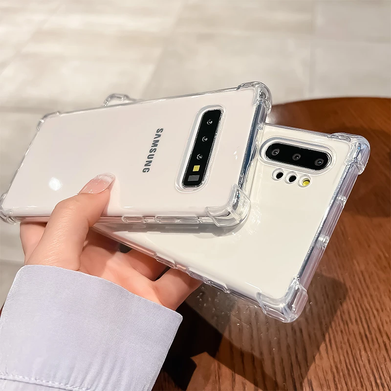 三星s10手机壳防摔note10+套s10+防摔三星note10气囊全包边软壳新