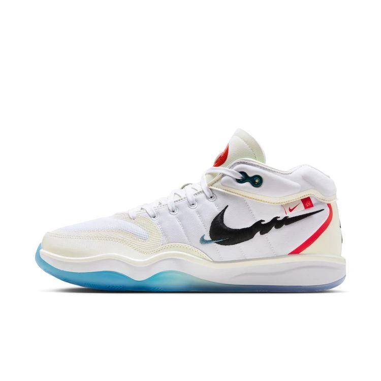 Nike耐克男鞋AIR ZOOM G.T. HUSTLE运动训练白黑篮球鞋FZ5057-101