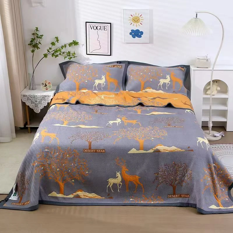 【一鹿有你】新款高端纯棉四季款盖毯200*230