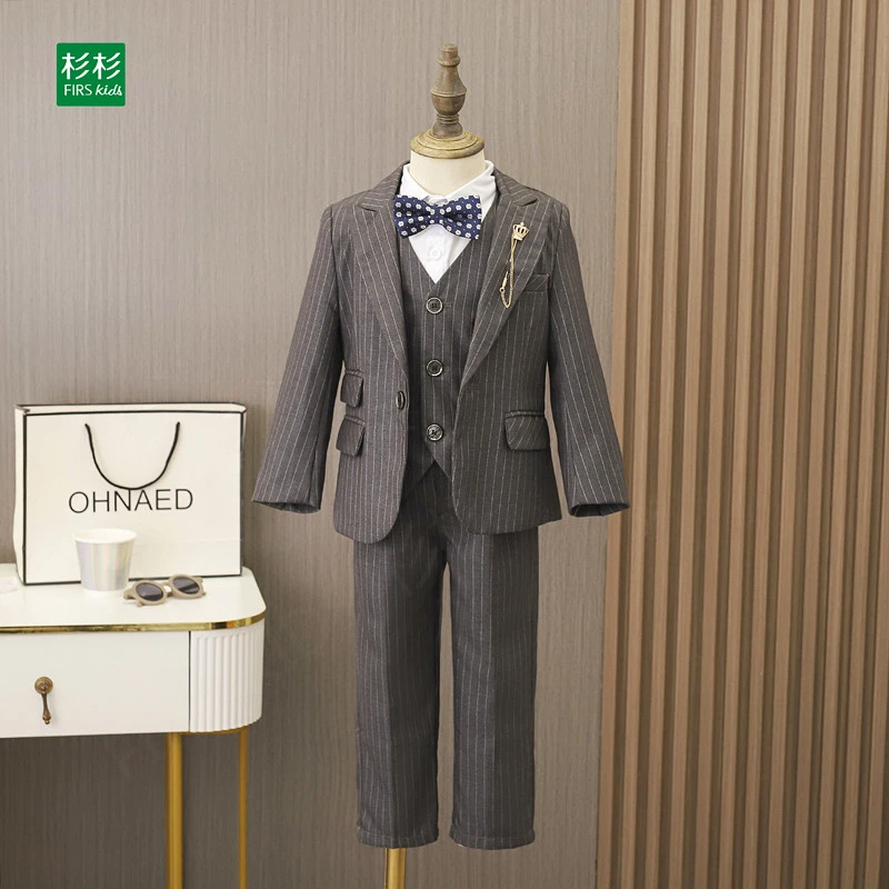 FIRS KIDS杉杉儿童西装套装男花童主持人礼服中童钢琴演出服西服