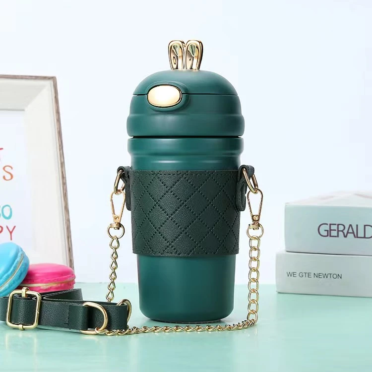 简约保温杯水杯网红可爱大容量吸管杯便携随行杯户外潮流