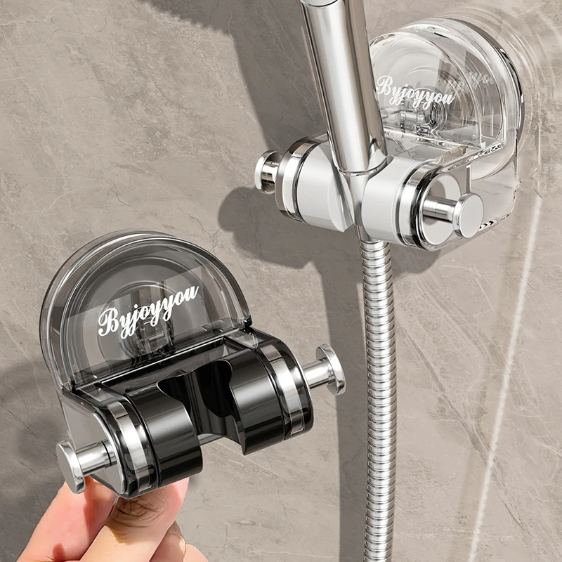 天地鱼吸盘花洒支架家用吸盘式固定神器免打孔喷头儿童可移动调节