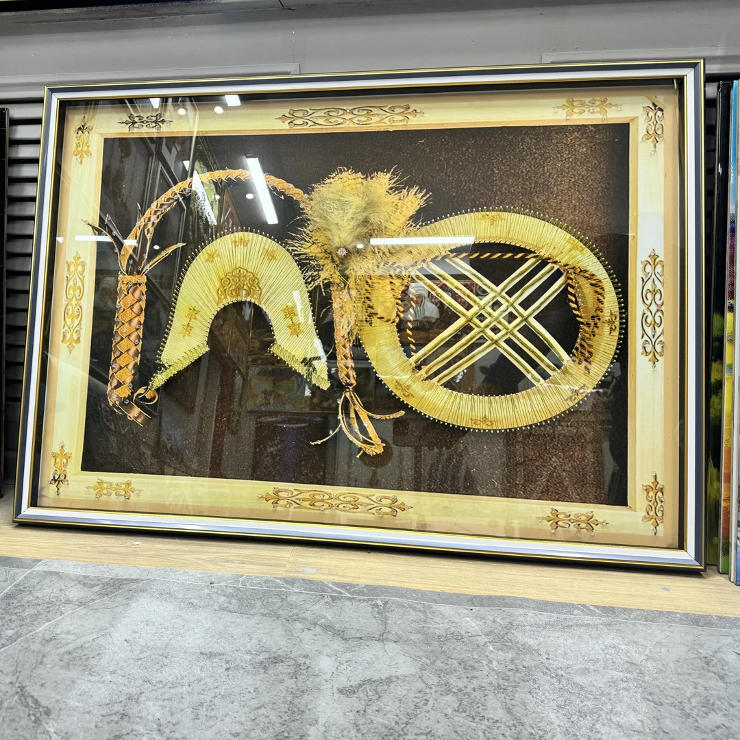 民族风格实物挂画