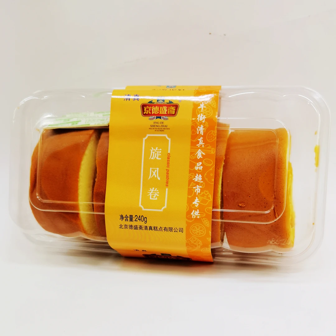 【清真】京德盛斋旋风卷 240g 满60非偏包邮 奶油蛋糕卷