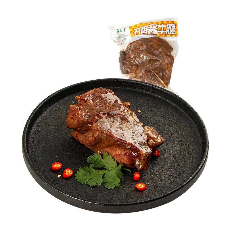 月盛斋清真低温五香酱牛腱500g 老字号清真熟食