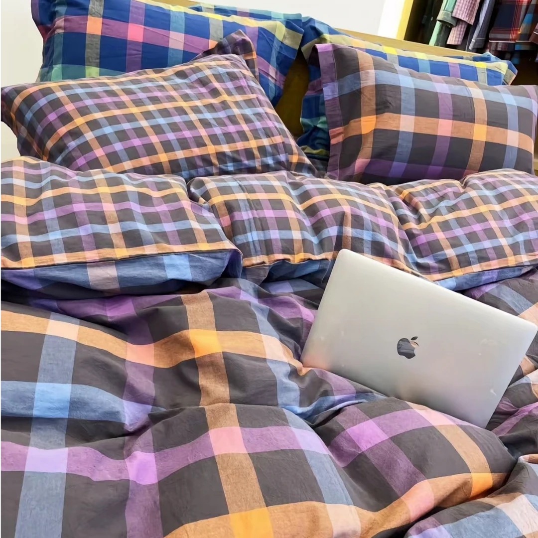 【全面被罩】全棉色织水洗棉——紫气东来被罩