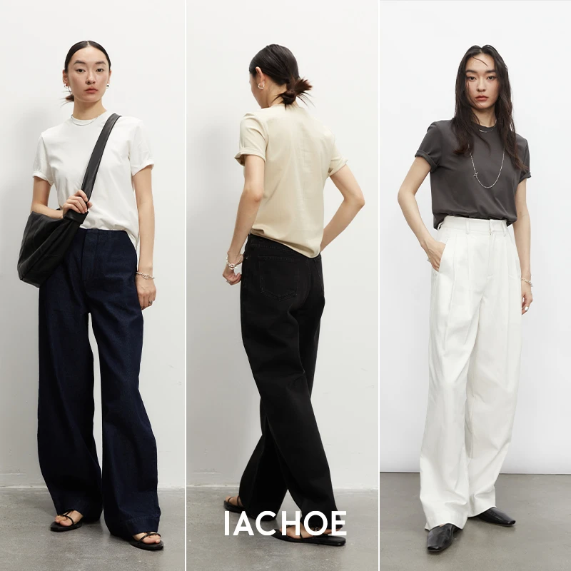 IACHOE2024夏季新款时尚T恤短袖休闲圆领【1】3531501019