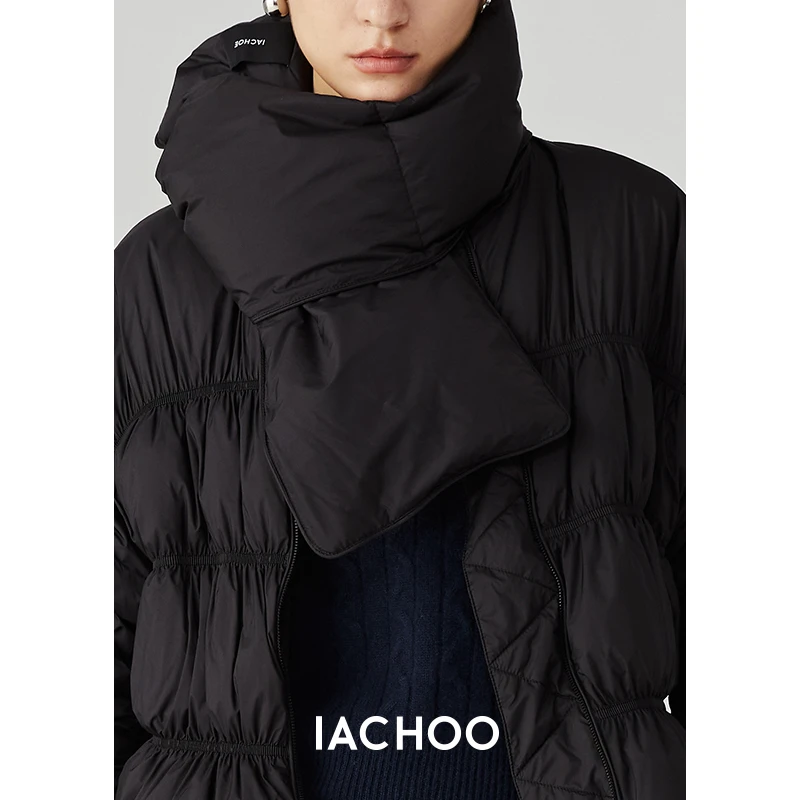 IACHOE 白鹅绒保暖轻盈围巾3461561004