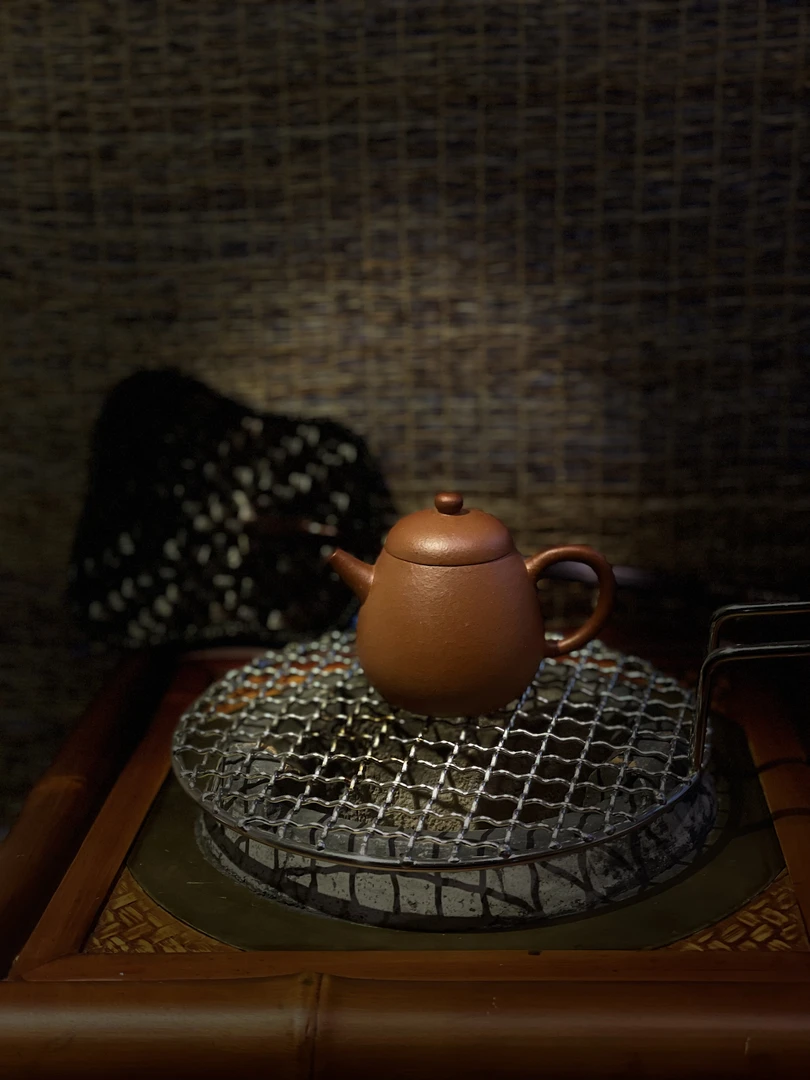 紫砂壶50目小煤窑生砂老朱泥摹孟臣款100cc