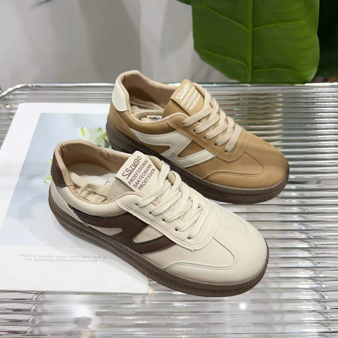 秋季新款百搭透气拼色厚底复古休闲运动老爹鞋德迅鞋515