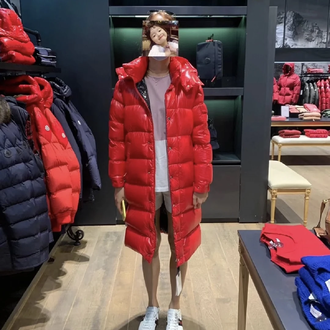 未使用 MONCLER 盟可睐/GG/hanoverian女士红色羽绒服 福利款