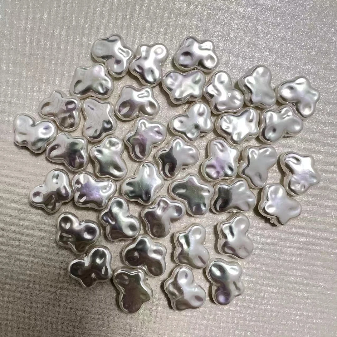 【海家】巴洛克直孔蝴蝶钥匙链包挂手工diy饰品配件