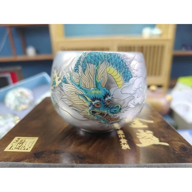 寇金山青龙主人杯银杯4901