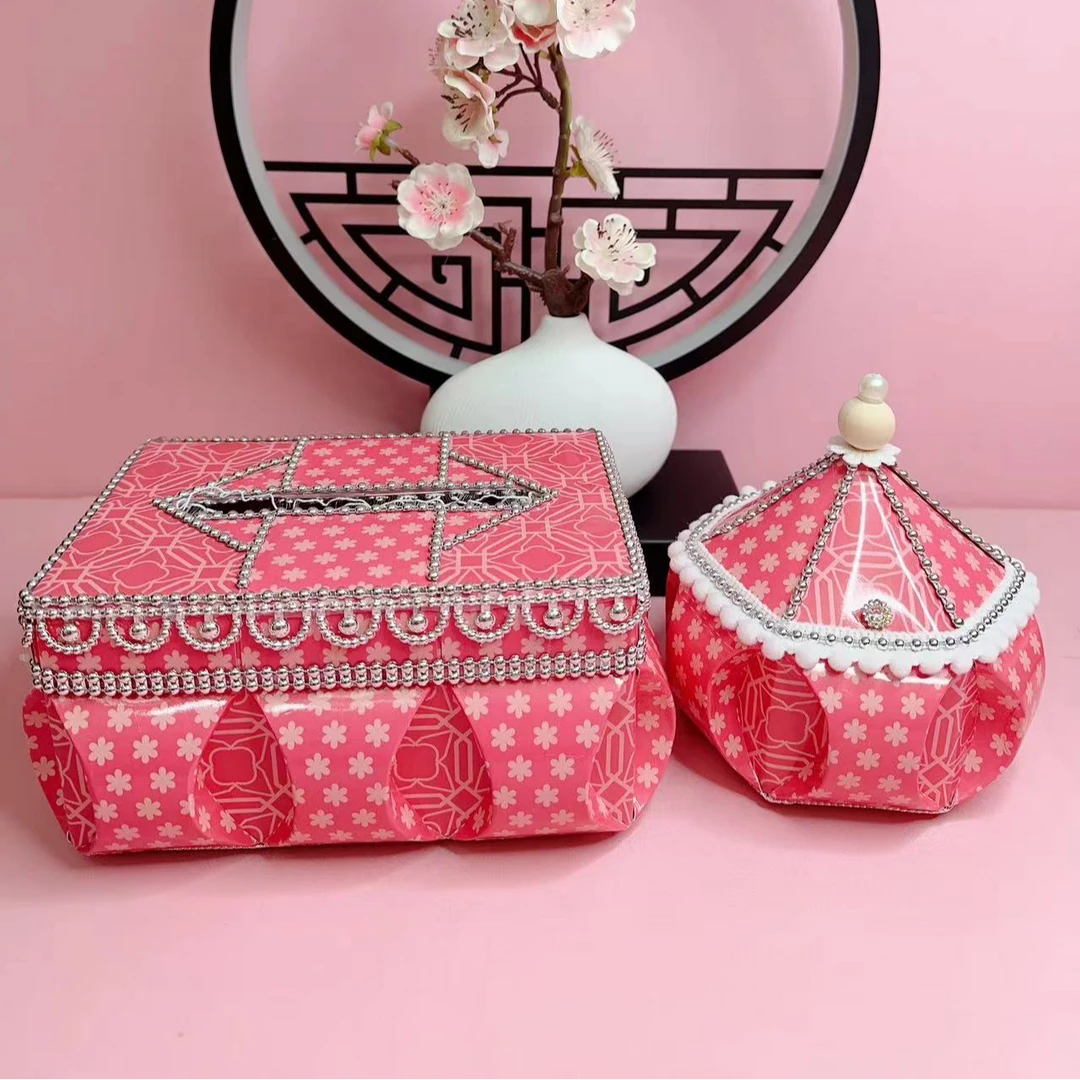 【晓婉手工制作】2024年新款diy纸牌镭射手工收纳盒成品纯手工