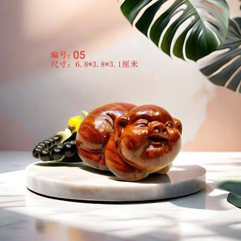 红木福猪客厅收纳盒包邮新疆西藏青海等偏远地区除外时尚手工轻奢