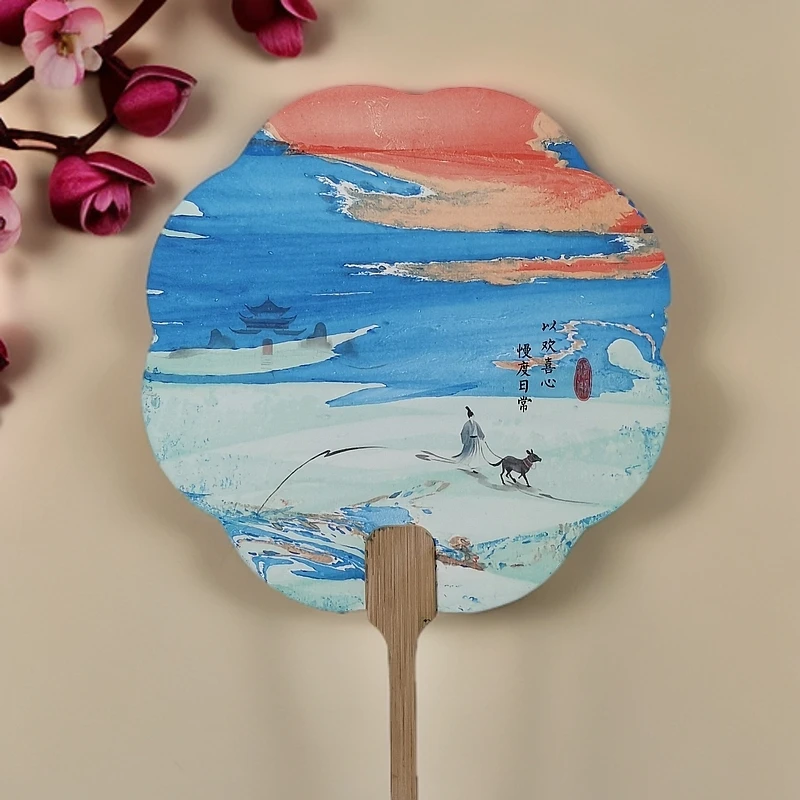 非遗漆扇，手工制作，图案独特，N0退N0换（偏远地区不包邮）