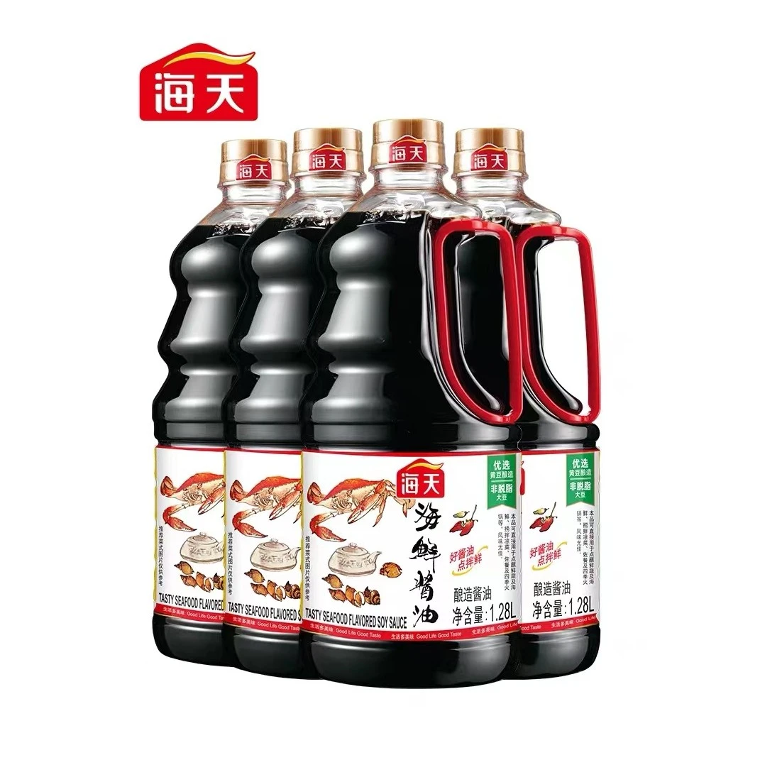 HADAY/海天海鲜酱油 1.28L 一级大豆酿造酱油 佐餐鲜味提鲜老字号