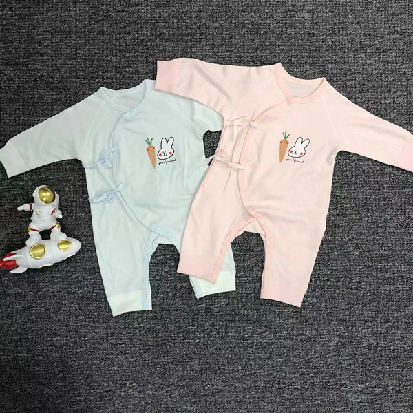 新生婴儿衣服春秋夏季纯棉打底0哈衣3月和尚套装男女宝宝连体衣